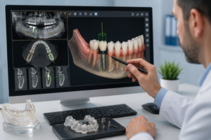 implantologia guidata computerizzata per la sostituzione dei denti mancanti