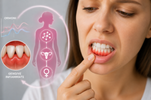 controllo odontoiatrico e benessere femminile per la prevenzione di gengivite e parodontite