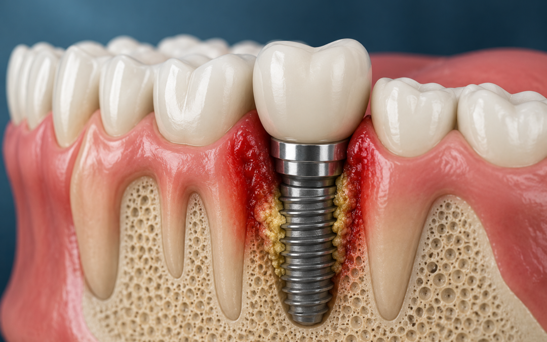 Perimplantite: sintomi, cause e come prevenirla per proteggere gli impianti dentali